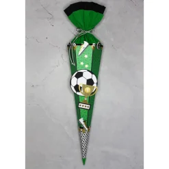 Schultüte Fußball-Pokal 6-eckig 85 cm