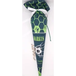 Schultüte Fussball passend zum Ergobag Volltreffbär / Schultüte aus Stoff / nachhaltig