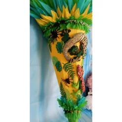 Schultüte Gecko Dschungel  Zuckertüte