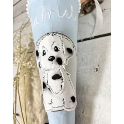 Schultüte Geschwistertüte Hund Dalmatiner aus Stoff 35 cm