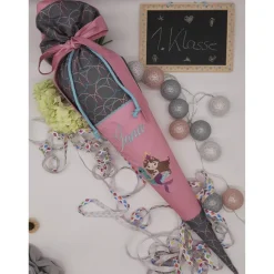 Schultüte Meerjungfrau auf Seepferdchen passend zum Step by Step Glitter Heart.