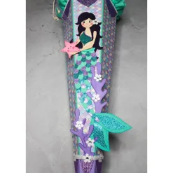Schultüte Meerjungfrau „Bella“ 6-eckig 85cm
