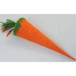 Schultüte Möhre zur Einschulung – Karotten Schultüte für Jungen & Mädchen, 70 cm, per