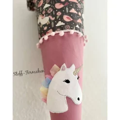 Schultüte mit Einhorn-Applikation inkl. Namensstick