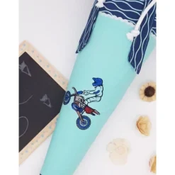 Schultüte Motocross passend zum Ergobag BlubbBär