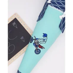 Schultüte Motocross passend zum Ergobag BlubbBär