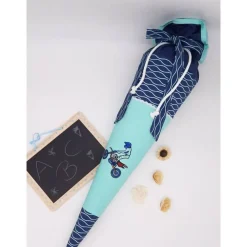 Schultüte Motocross passend zum Ergobag BlubbBär