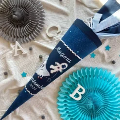 Schultüte passend zum ergobag Schulranzen KoBärnikus, Astronaut, Space, Weltall, Weltraum, 70 oder 85 cm