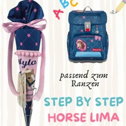 Schultüte passend zum Ranzen Horse Lima von Step by Step | Zuckertüte 70 cm bestickt | Einschulung