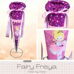 Schultüte passend zum Ranzen Fairy Freya von Step by Step | verschiedene Applikationen | Einschulung