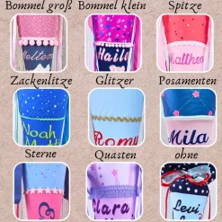 Schultüte passend zum Ranzen Greta von McNeill | Zuckertüte 70 cm bestickt | Einschulung