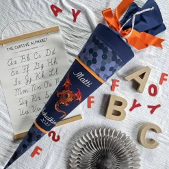 Schultüte passend zum Schulranzen step by step Eldrador Creatures, Lava Dragon, 70 oder 85 cm