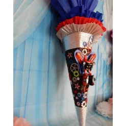 Schultüte Roboter Auto  Zuckertüte Rennauto