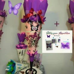 Schultüte Schmetterling mit deinem inkl. Name, perfekt für deine Einschulung