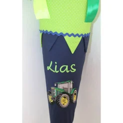 Schultüte.  Schultüte Baumwolle. Schultüte Traktor