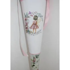 Schultüte.  Schultüte Baumwolle. Schultüte Fee. Schultüte aus Stoff.