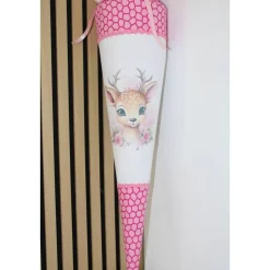 Schultüte.  Schultüte Baumwolle. Schultüte Rehkitz