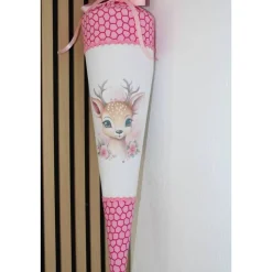 Schultüte.  Schultüte Baumwolle. Schultüte Rehkitz