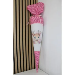 Schultüte.  Schultüte Baumwolle. Schultüte Rehkitz