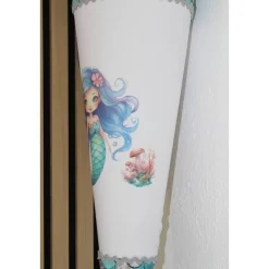 Schultüte.  Schultüte Baumwolle. Schultüte Meerjungfrau