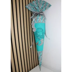 Schultüte.  Schultüte Baumwolle. Schultüte Meerjungfrau