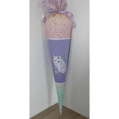 Schultüte.  Schultüte Baumwolle. Schultüte Einhorn