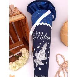 Schultüte Spaceshuttle passend zum Step by Step Starship Galactus, personalisiert