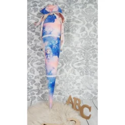 Schultüte Stoff Astronauten Mädchen *personalisierbar und mit Kisseninlet