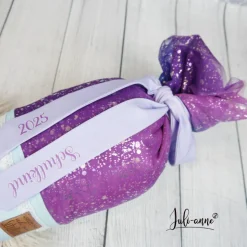 Schultüte Stoff Ballerina Fee Schmetterlinge Lila mint Rosa mit Tüll 70cm 85cm   *personalisierbar und mit Kisseninlet