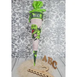 Schultüte Stoff Dino T-Rex Junge  *personalisierbar und mit Kisseninlet