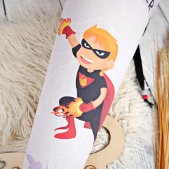 Schultüte Stoff SUPERHELD HELD  *personalisierbar und mit Kisseninlet