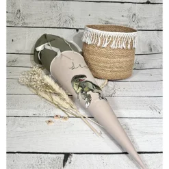 Schultüte T-Rex Tyrannosaurus Rex Dino Dinosaurier aus Stoff 70 cm