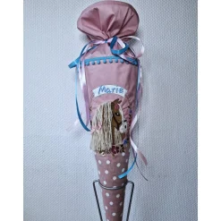Schultüte Zuckertüte Boho Pony, personalisierbar, kurzfristig lieferbar!