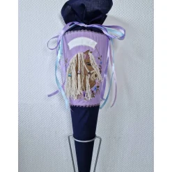 Schultüte Zuckertüte Boho Pony, personalisierbar, kurzfristig lieferbar!