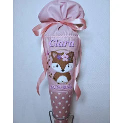 Schultüte Zuckertüte Boho Reh, personalisierbar, kurzfristig lieferbar!