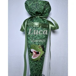 Schultüte Zuckertüte Dinosaurier T-Rex, personalisierbar