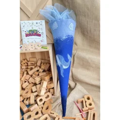 Schultüte Zuckertüte Einschulung gefilzte Schultüte Wollfilz