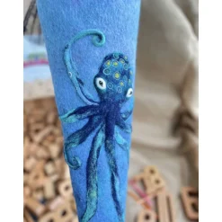 Schultüte Zuckertüte Einschulung Octopus Wollfilz gefilzte Schultüte