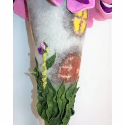 Schultüte, Zuckertüte ,Feenhaus, Filzschultüte, gefilzte Schultüte,