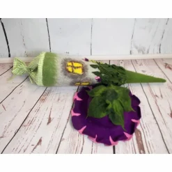 Schultüte, Zuckertüte ,Feenhaus, Filzschultüte, gefilzte Schultüte,
