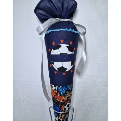 Schultüte Zuckertüte Fussball, personalisierbar, kurzfristig lieferbar!