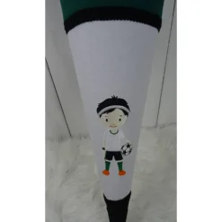 Schultüte, Zuckertüte, Fussballer auf Wunsch mit Namen und Einschulungstag bestickt  70 cm Länge