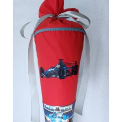 Schultüte Zuckertüte mit Rennauto, personalisierbar, kurzfristig lieferbar!