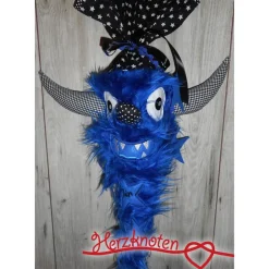 Schultüte, Zuckertüte, Schulstart, Monster, Stoff, Fell, genäht, mit Namen, personalisierbar, Einschulung, Kinder