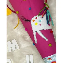 Schultüte, Zuckertüte, Schulstart, Pferd, Pferdekopf, Blumen,genäht, mit Namen, personalisierbar, Einschulung, Kinder