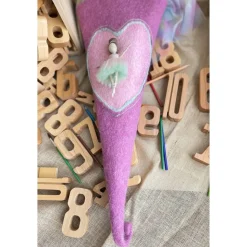 Schultüte Zuckertüte Wollfilz Ballerina Einschulung Filztüte Mädchen