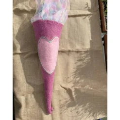 Schultüte Zuckertüte Wollfilz Ballerina Einschulung Filztüte Mädchen