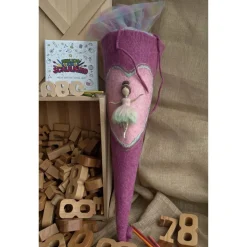 Schultüte Zuckertüte Wollfilz Ballerina Einschulung Filztüte Mädchen