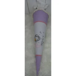 Schultüte, Zuckertüte,Meerjungfrau auf Wunsch mit Namen und Einschulungstag bestickt 70 cm Länge