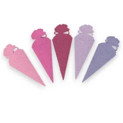 Schultüten gestanzt aus Tonkarton – Streudeko & Stanzteile für Einschulung & Kartengestaltung